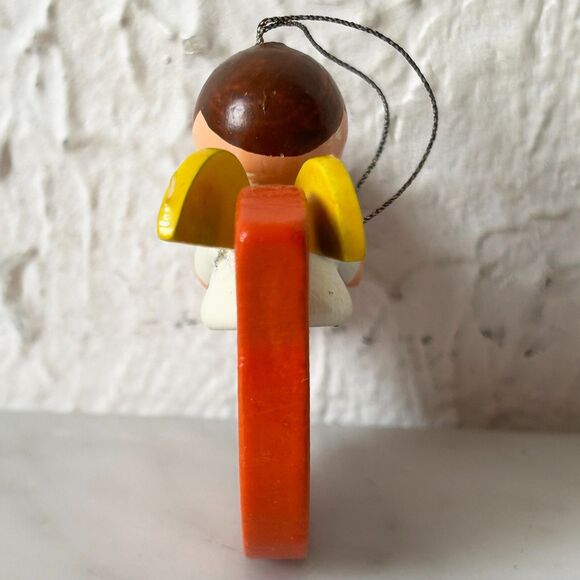 Vintage Steinbach Angel Rocking Horse Wooden Christmas Ornament Made in Germany - Picture 6 of 8